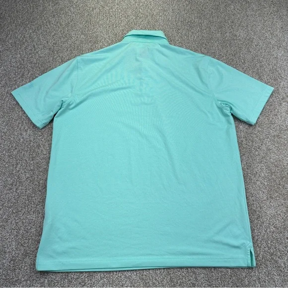 Callaway Opti Dri Green Striped Golf Polo Shirt Mens size Large Short Sleeve - Picture 3 of 12